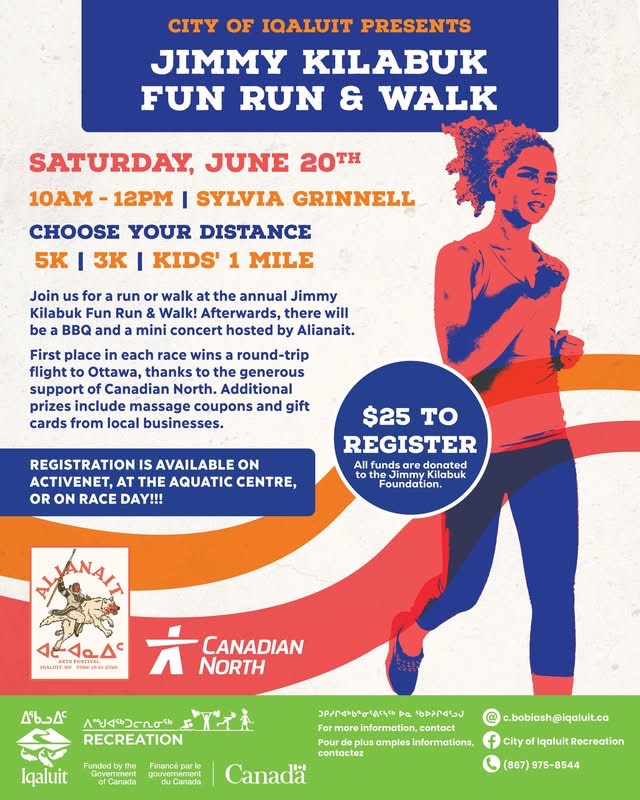 the Annual Jimmy Kilabuk Fun Run & walk!