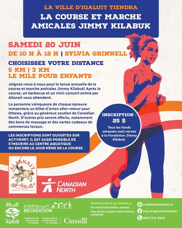 the Annual Jimmy Kilabuk Fun Run & walk!